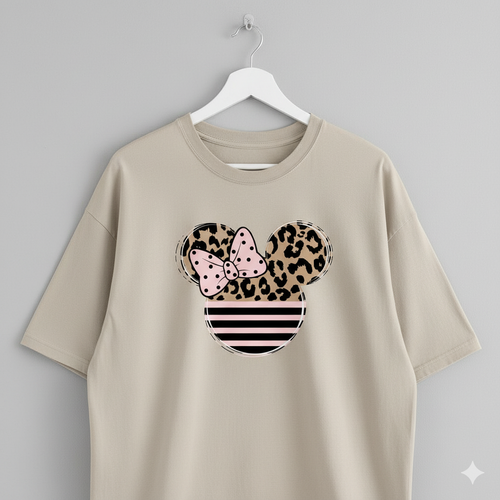 OVER SIZED T SHIRT BIEGE MINNIE MOUSE