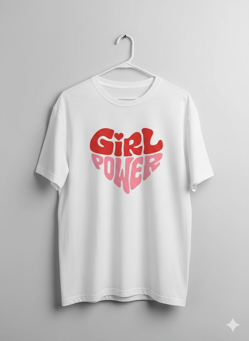 UNANIMOUS GIRL POWER OVERSIZED T SHIRT