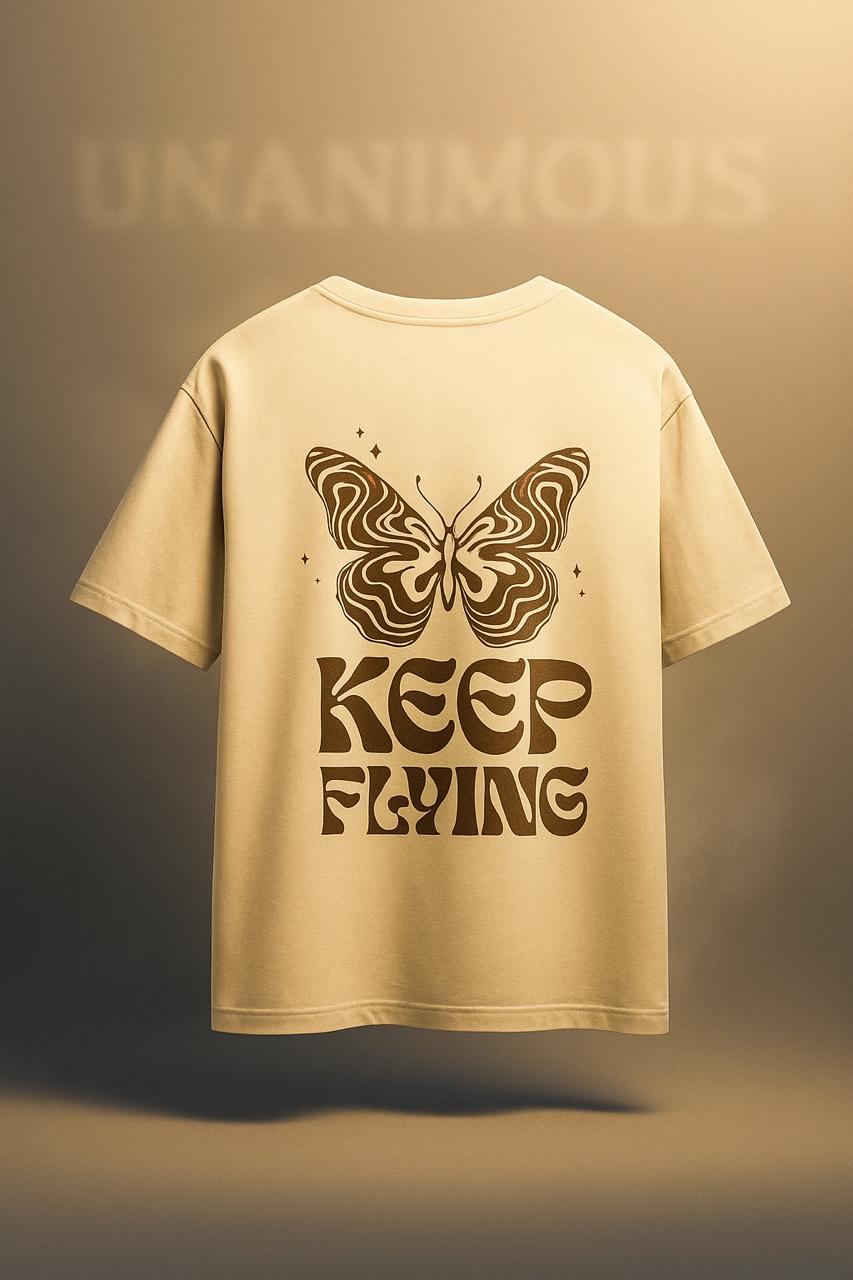 UNANIMOUS BUTTERFLY OVERSIZED T SHIRT